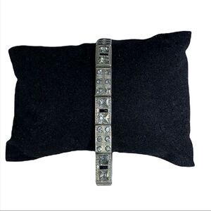 Vintage A.L. Lindroth Art Deco rhinestone bracelet